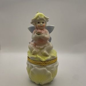 Hinged Trinket Dish Fairy
